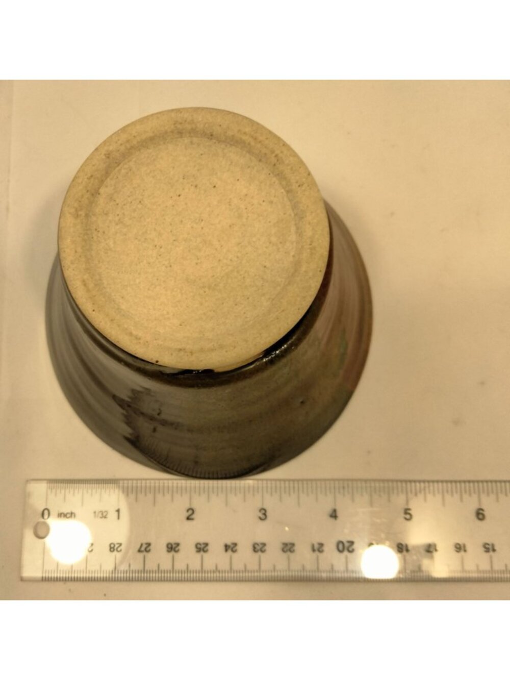 Earthenware Studio Art Rustic Pottery Bowl Brown Earth Tones Vase Planter USA - Picture 6 of 9